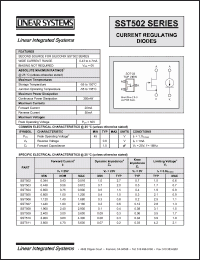 Click here to download SST502 Datasheet