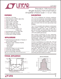 Click here to download LT1101ISW Datasheet