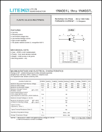 Click here to download 1N4001L Datasheet