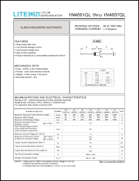 Click here to download 1N4004GL Datasheet
