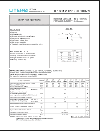 Click here to download UF1001M Datasheet