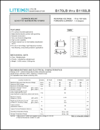 Click here to download B1100LB Datasheet