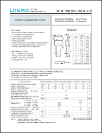 Click here to download MBR730 Datasheet