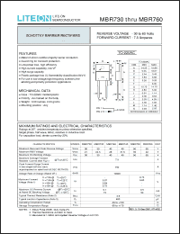 Click here to download MBR760 Datasheet