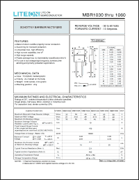 Click here to download MBR1030 Datasheet
