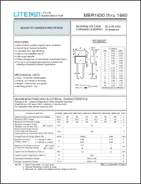 Click here to download MBR1645 Datasheet