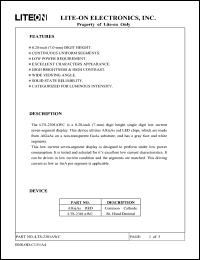 Click here to download LTS-2301AWC Datasheet