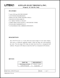 Click here to download LTP-2757AA-01 Datasheet