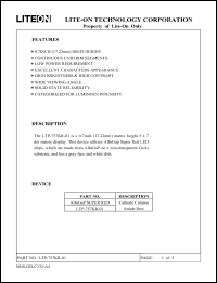 Click here to download LTP-757KR-01 Datasheet