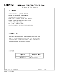 Click here to download LTP-3786G-03 Datasheet