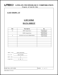 Click here to download LTP-747KF Datasheet