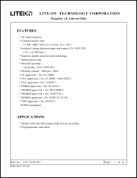 Click here to download LTV-354T-TP1 Datasheet