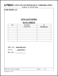 Click here to download LPTL12157AFBK1 Datasheet