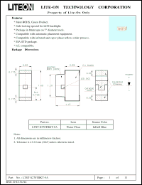 Click here to download LTST-S270TBKT-5A Datasheet