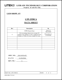 Click here to download LTP-2558CA Datasheet
