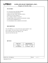 Click here to download LTP-2088AG Datasheet