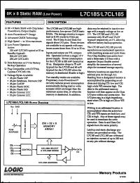 Click here to download L7CL185PC20 Datasheet