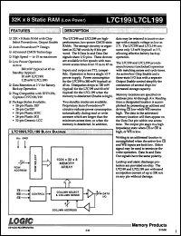 Click here to download L7CL199WC25 Datasheet