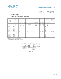 Click here to download FR155 Datasheet