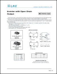 Click here to download MC74VHC1G05 Datasheet