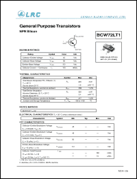 Click here to download BCW72LT1 Datasheet