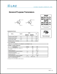 Click here to download BCX17LT1 Datasheet