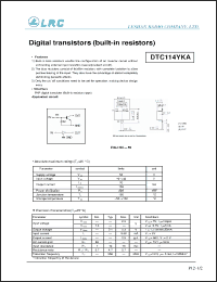 Click here to download DTC114YKA Datasheet