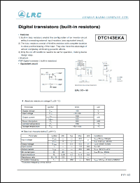 Click here to download DTC143 Datasheet