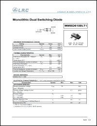 Click here to download MMBD6100LT1 Datasheet