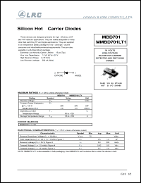 Click here to download MMBD701 Datasheet