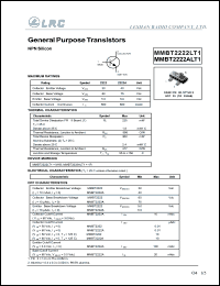 Click here to download MMBT2222LT1 Datasheet
