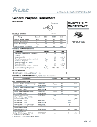 Click here to download MMBT2222ALT1 Datasheet