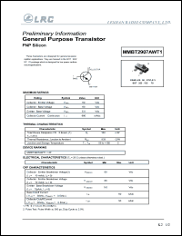 Click here to download MMBT2907AWT1 Datasheet