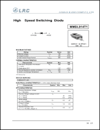 Click here to download MMDL914T1 Datasheet