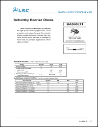 Click here to download BAS40LT1 Datasheet