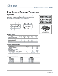 Click here to download BC648BDW1T1 Datasheet