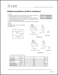 Click here to download DTC114 Datasheet
