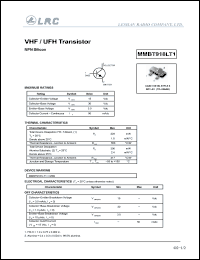 Click here to download MMBT918LT1 Datasheet