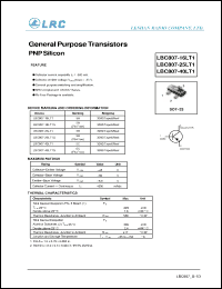 Click here to download LBC807-25LT1G Datasheet