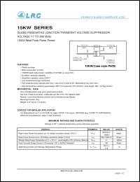 Click here to download 15KPA130A Datasheet