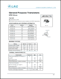 Click here to download L9014QLT1G Datasheet