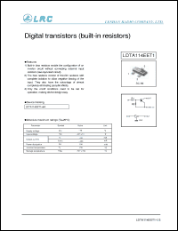 Click here to download LDTA114EET1 Datasheet