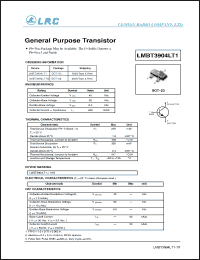 Click here to download LMBT3904LT1G Datasheet