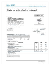 Click here to download LDTA123JET1 Datasheet