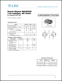 Click here to download L2N7002DW1T3G Datasheet