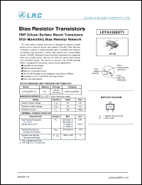 Click here to download LDTA123EET1 Datasheet