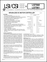 Click here to download LS7560-SD Datasheet