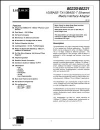 Click here to download 80220 Datasheet