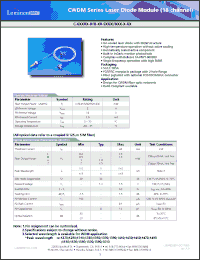 Click here to download C-161-DFB-T-S Datasheet