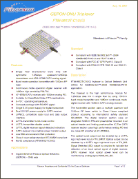 Click here to download FTM-9812T-C10G Datasheet